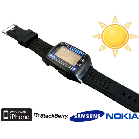 Montre et chargeur solaire - Batterie 500mAh