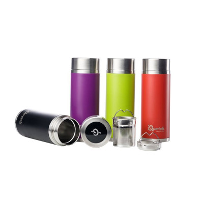 Théière isotherme inox Qwetch 300ml - mug thermos, violet