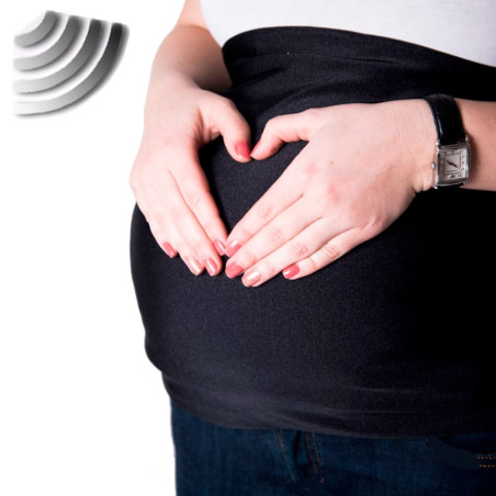Ceinture grossesse anti-ondes noire