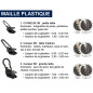 Curseurs fermeture éclair PM plastique 3B