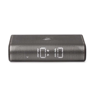 Radio réveil USB noir