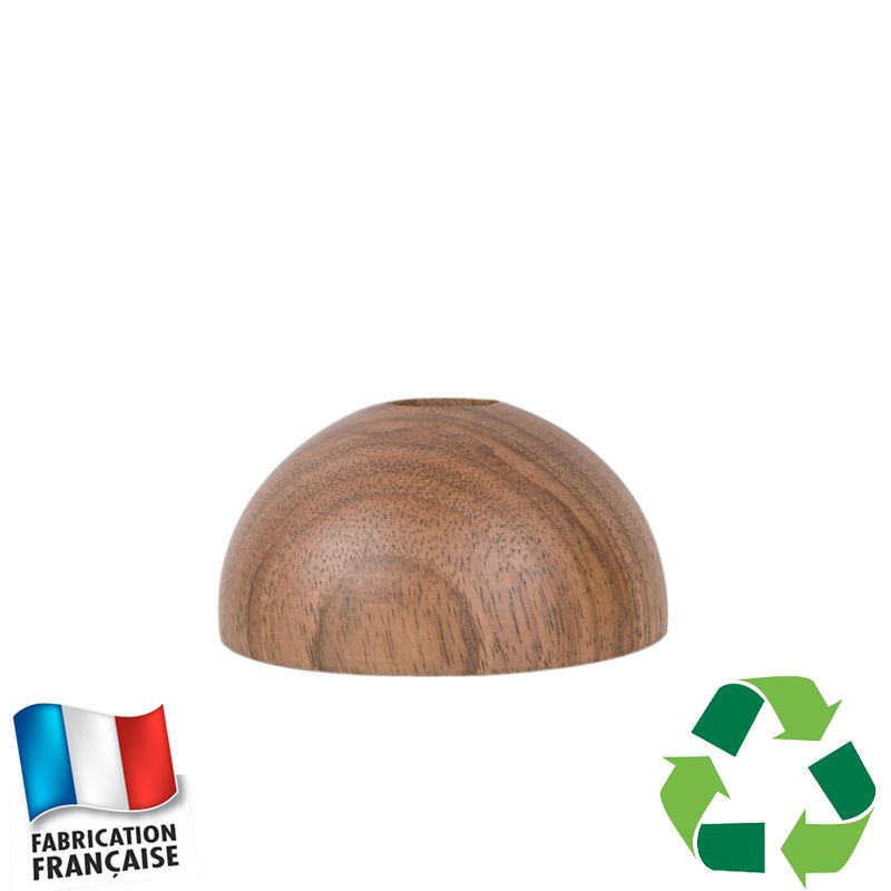 Support brosse à dents noyer