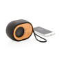 Enceinte bambou