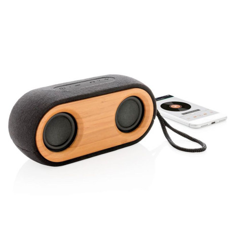Double enceinte bambou