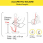 Kit solaire allume feu