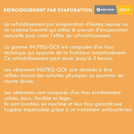 Serviette rafraîchissante