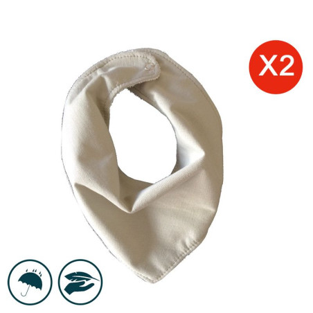 2 Bavettes bandanas Louis le Sec