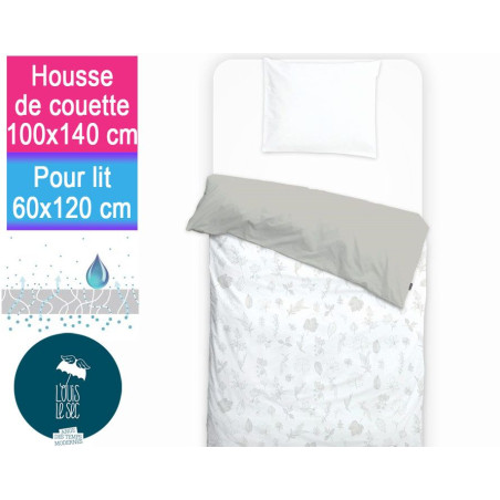 Housse imperméable 100x140cm Rose framboise Louis le Sec  Reconditionné