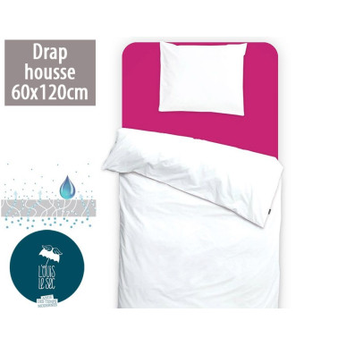 Drap impermeable Framboise