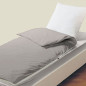 Couchage avec couette 95x145 Gris