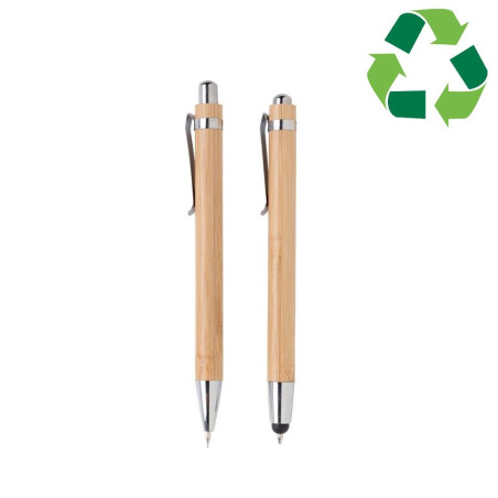 Coffret 2 Stylos en bambou