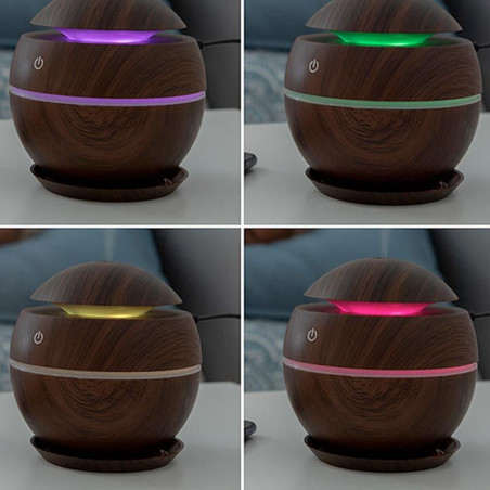 Mini humidificateur d'air Noyer