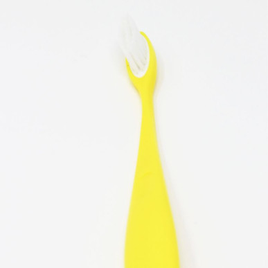 Brosse à dents bioplastique enfant jaune