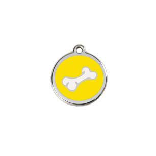 Médaille chien personnalisable Os