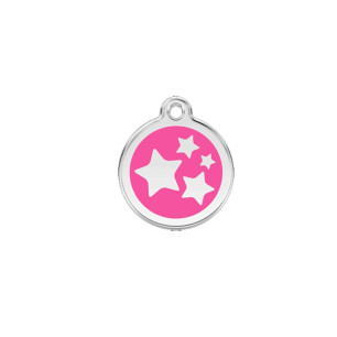 Médaille chien personnalisable Etoiles