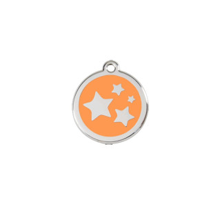 Médaille chien personnalisable Etoiles