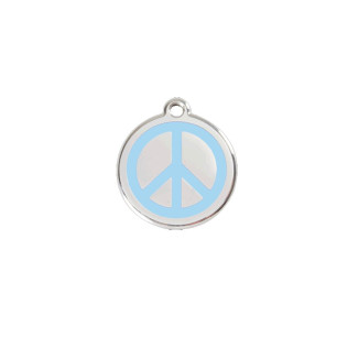 Médaille chien personnalisable Paix