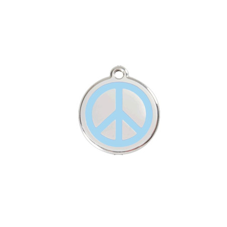 Médaille chien personnalisable Paix