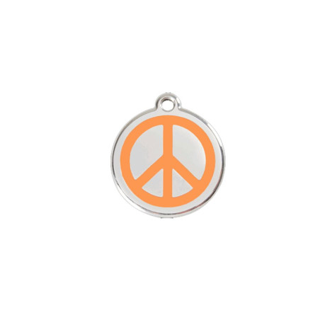 Médaille chien personnalisable Paix