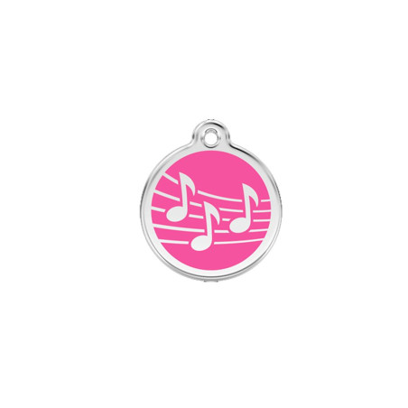 Médaille chien personnalisable Musique
