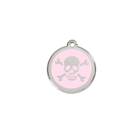 Médaille chien personnalisable Tête de mort