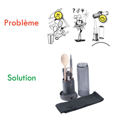 Set d'ustensiles Rodol'f le Rouleau