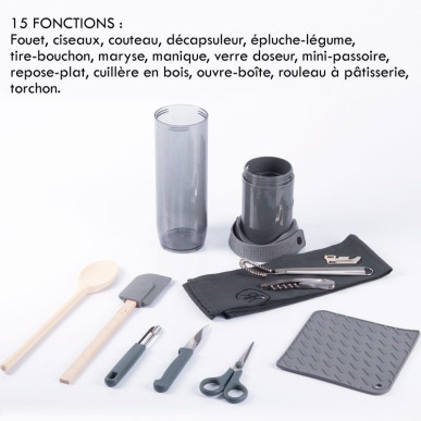 Set d'ustensiles Rodol'f le Rouleau