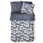Housse zippée 220X240 Botanik bleu Housse zippée 220X240 Botanik bleu