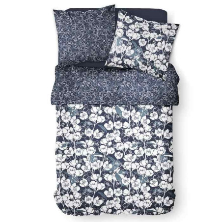 Housse zippée 240X260 Botanik bleu Mawira