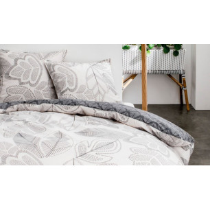 Housse zippée 240X260 Botanik gris