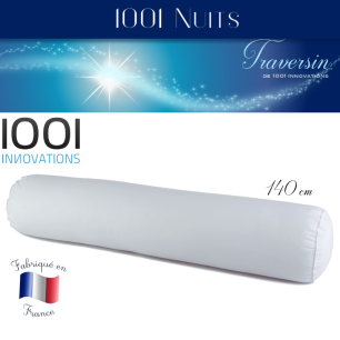 TRAVERSIN MICROFIBRE GONFLANT ET MOELLEUX 140 CM 1050 grs/m2 fibres recyclées
