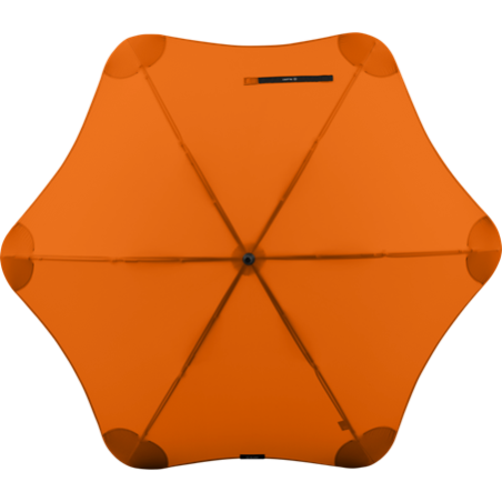 Parapluie tempête anti-vent Classic Blunt orange, très puissant et résistant