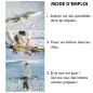 Porte-skis Klipski Couleur au Choix