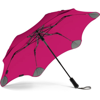 Parapluie pliant & anti vent, il ne se retourne pas, rose fushia