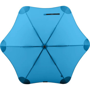 Parapluie tempête résistant au vent, ne se retourne pas, grande taille Bleu