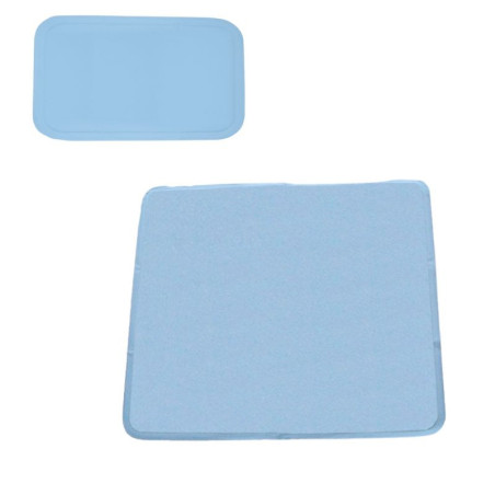 Lot promo 1 suroreiller et 1 surmatelas rafraîchissant 90x90cm Coolmat