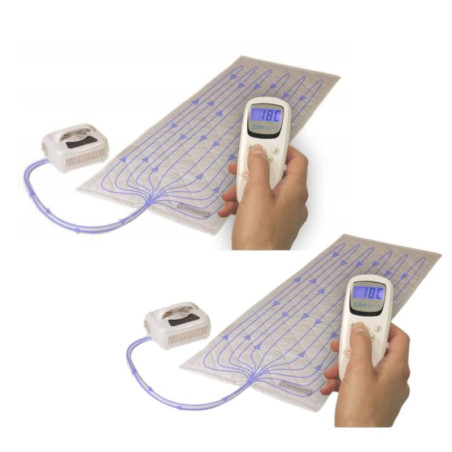 2 Sur-matelas chauds et frais Climsom 70x190 cm - matelas chauffants et rafraîchissants