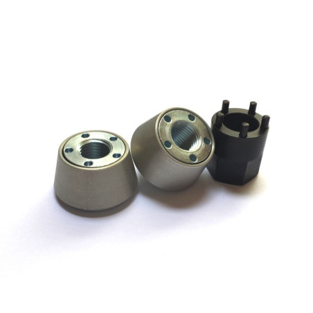 Ecrous antivol pour roues de vélo 3/8, marque Anti-Vandale bicyclettes