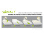 Housse zippée Graphik Craie 240X260 Housse zippée Graphik Craie 240X260