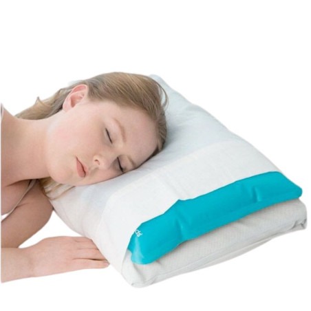 Sur-oreiller, coussin rafraîchissant avec de l'eau, bouillotte fraîche