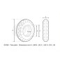 Pneu Plein Fluo - 10 Pouces x 2.125 - 36mm - City Pneu Plein Fluo - 10 Pouces x 2.125 - 36mm - City