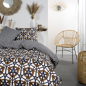 Housse zippée 240X260 Tribl Géométrique