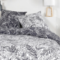 Housse zippée 240X260 Florale Feuilles
