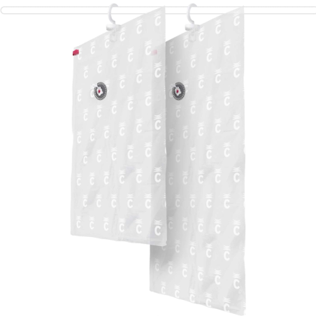 2 Sacs sous vide Compactor pour manteaux, housses de rangement parkas