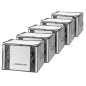5 Housses de rangement sous vide Compactor 125L
