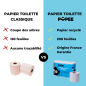 Popee Papier toilette écologique Ultra confort 3 plis 18 rouleaux Popee Papier toilette écologique Ultra confort 3 plis 18 rouleaux