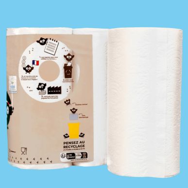 Popee ESSUIE-TOUT écologique Ultra-absorbant Lot de 6 paquets x2
