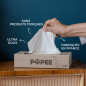 Popee MOUCHOIRS - Peaux Sensibles, écologiques, Lot de 4 boîtes de 100 Popee MOUCHOIRS - Peaux Sensibles, écologiques, Lot de 4 boîtes de 100