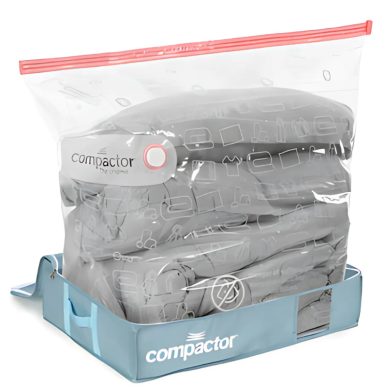 Housse de rangement sous vide L bleue 145 L Compactor