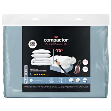 Housse de rangement sous vide L bleue 145 L Compactor
